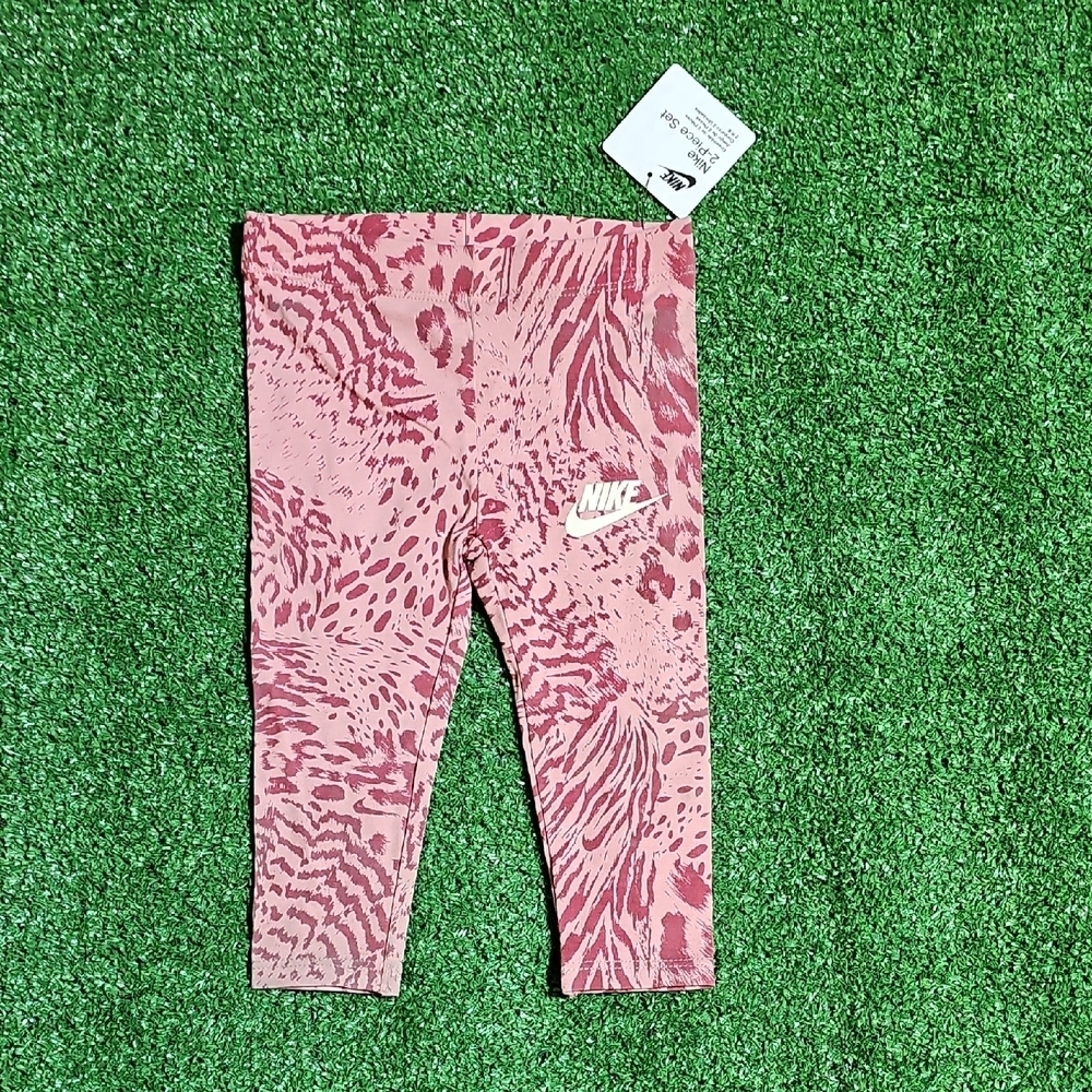 Nike Kids Patterned Pink Leggings